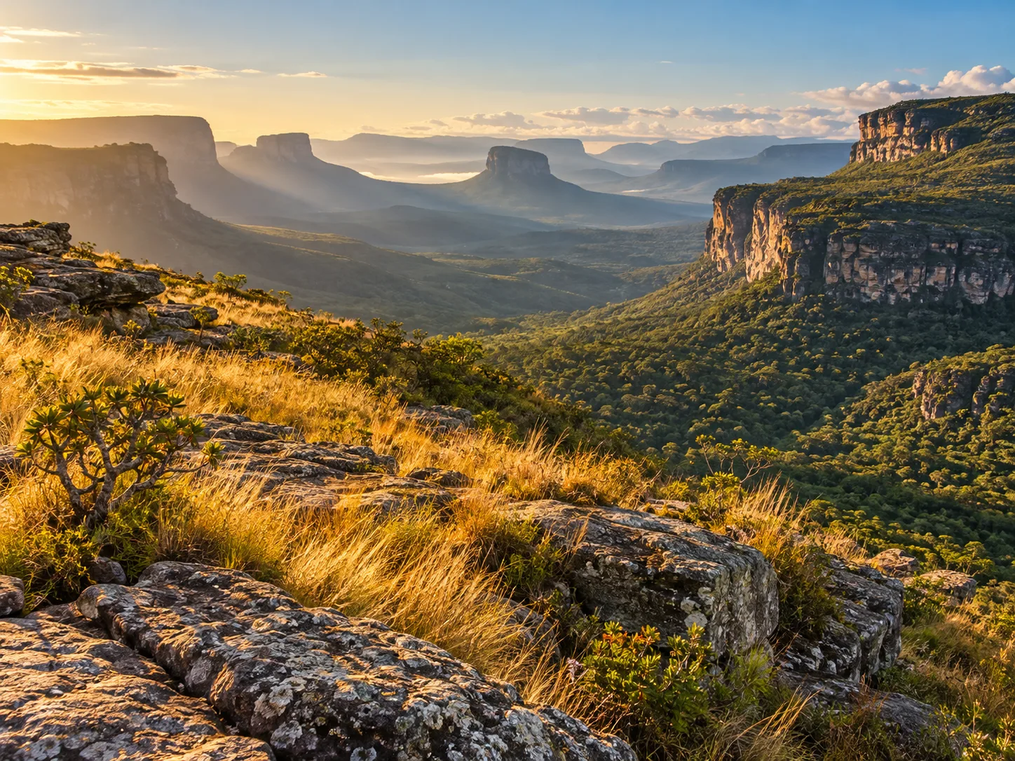 Paisagem de Chapada Diamantina